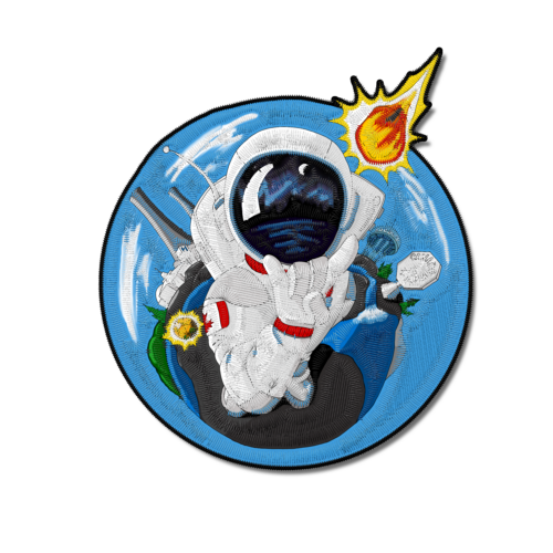 SpaceValley Embroidered Patch Space Valley Embroidered Patch